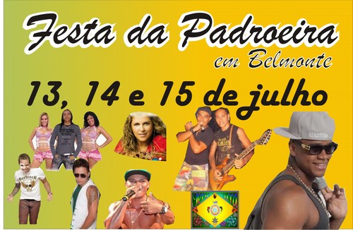 Sai a programação das bandas que irão tocar na festa Do Carmo em Belmonte.