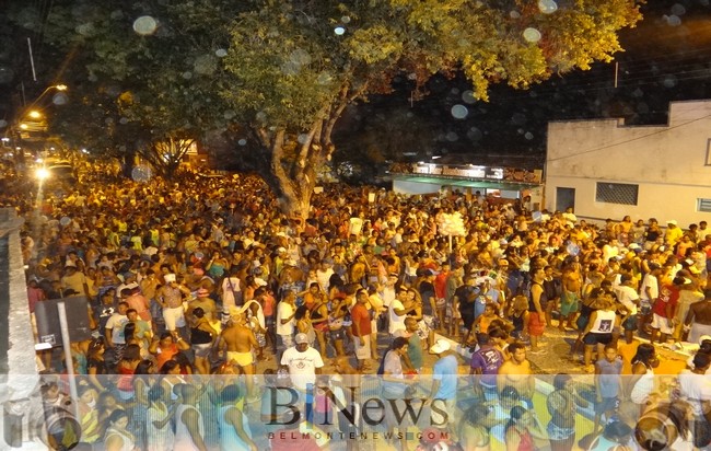 Tapete humano formado por milhares de pessoas marca o último dia do Belmonte Folia 2014.