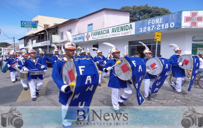 07 de setembro é comemorado com grandes desfiles e muita emoção em Belmonte.