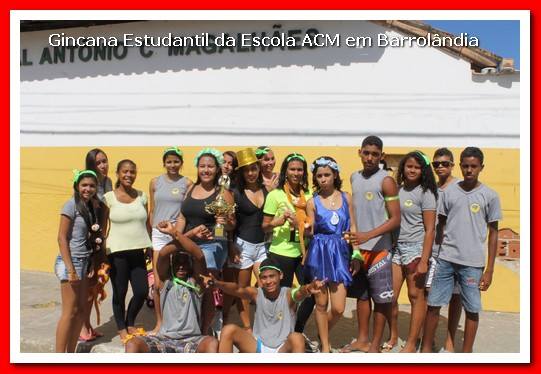 Escola ACM promove Gincana Estudantil em Barrolândia.