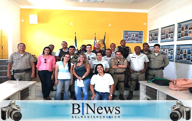 Equipe da Secretaria de Saúde ministra palestra sobre Saúde do Homem para Policiais Militares.
