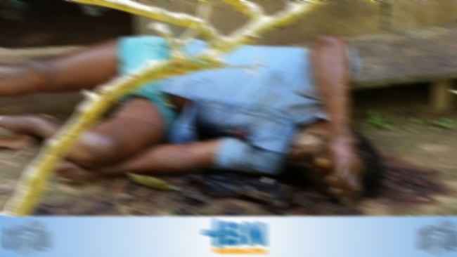 Corpo em decomposição e com marcas de golpes de facão é encontrado em Belmonte..