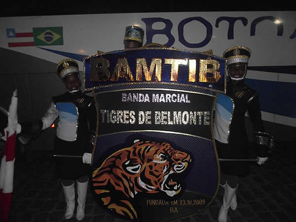 Banda Marcial Tigres de Belmonte ganha dois títulos na cidade de Candeal.
