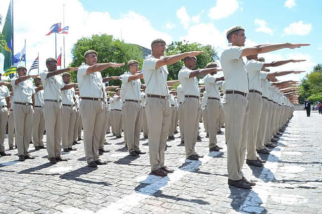 Associação de Praças prevê concurso da Policia Militar da Bahia para o mês de junho.