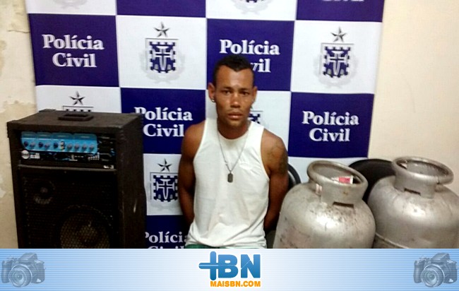 Policia Civil prende acusado de furto a residência que pretende ser candidato a vereador em Belmonte.