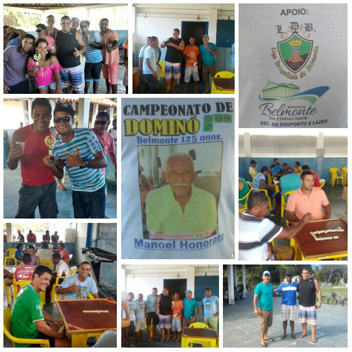 Grande Final do Campeonato Manoel Honorato de Dominó marca os 125 anos de Belmonte.