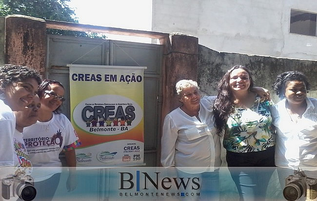 CREAS-Belmonte realiza o Projeto Interagir com as famílias atendidas pelo Serviço.