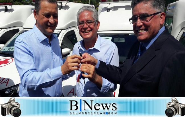 Governo do Estado da Bahia entrega mais uma ambulância para o município de Belmonte.