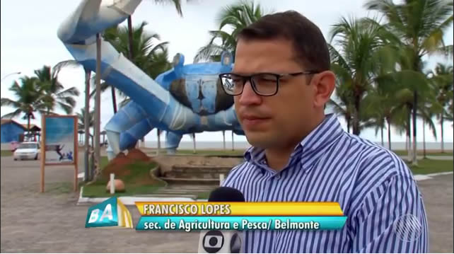Matéria veiculada pela TV Santa Cruz sobre a Proibição da extração do Guaiamum.