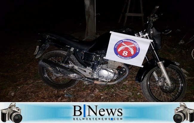 Policiais Militares entram em confronto com bandidos e recuperam moto roubada em Barrolândia.