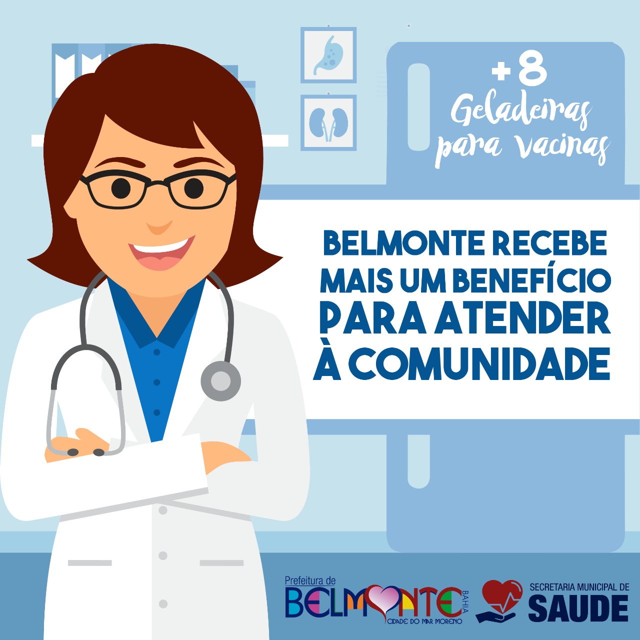 Saúde de Belmonte recebe novos equipamentos para atender a comunidade.