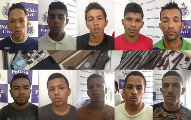 Polícia Civil faz mega operação e prende dez pessoas em Barrolândia