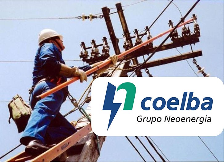 Coelba informa interrupção de energia em Santa Maria Eterna e Zona Rural de Belmonte.