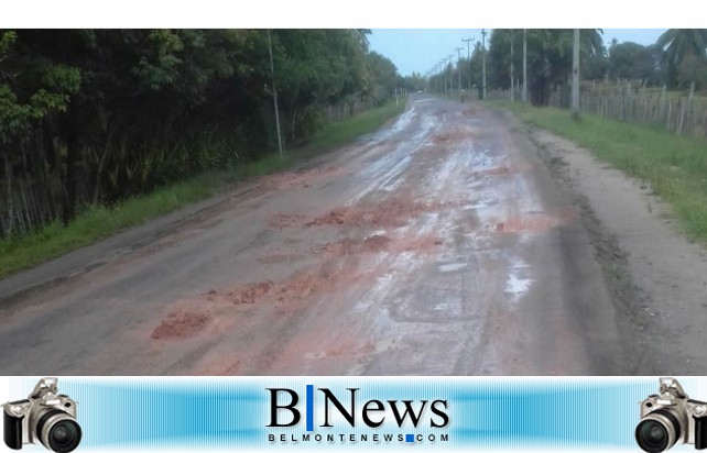 Comunidade decide bloquear BA-001 para cobrar do Governador a recuperação da rodovia.