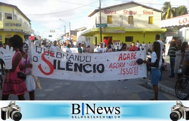 Igreja Adventista do 7º Dia realiza passeata contra a violência sexual em Belmonte.