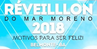 Confira as atrações e a programação do Réveillon 2018 em Belmonte.