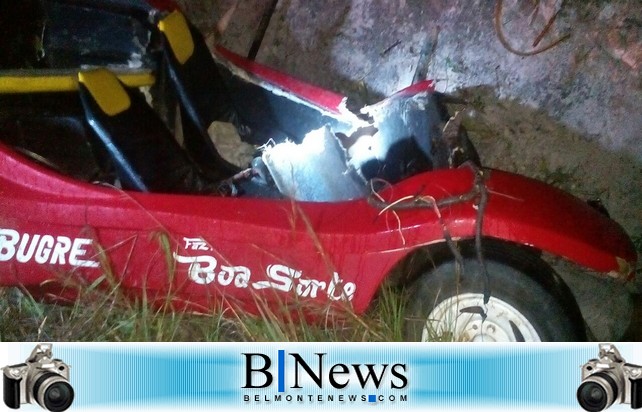 Gerente de fazenda morre em acidente com Buggy em Belmonte.