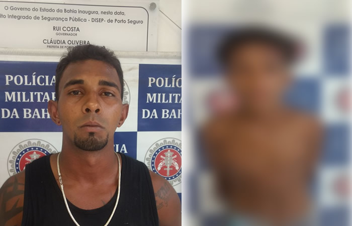 Policia Militar prende acusados de cometer assaltos no Bairro do Cambolo.