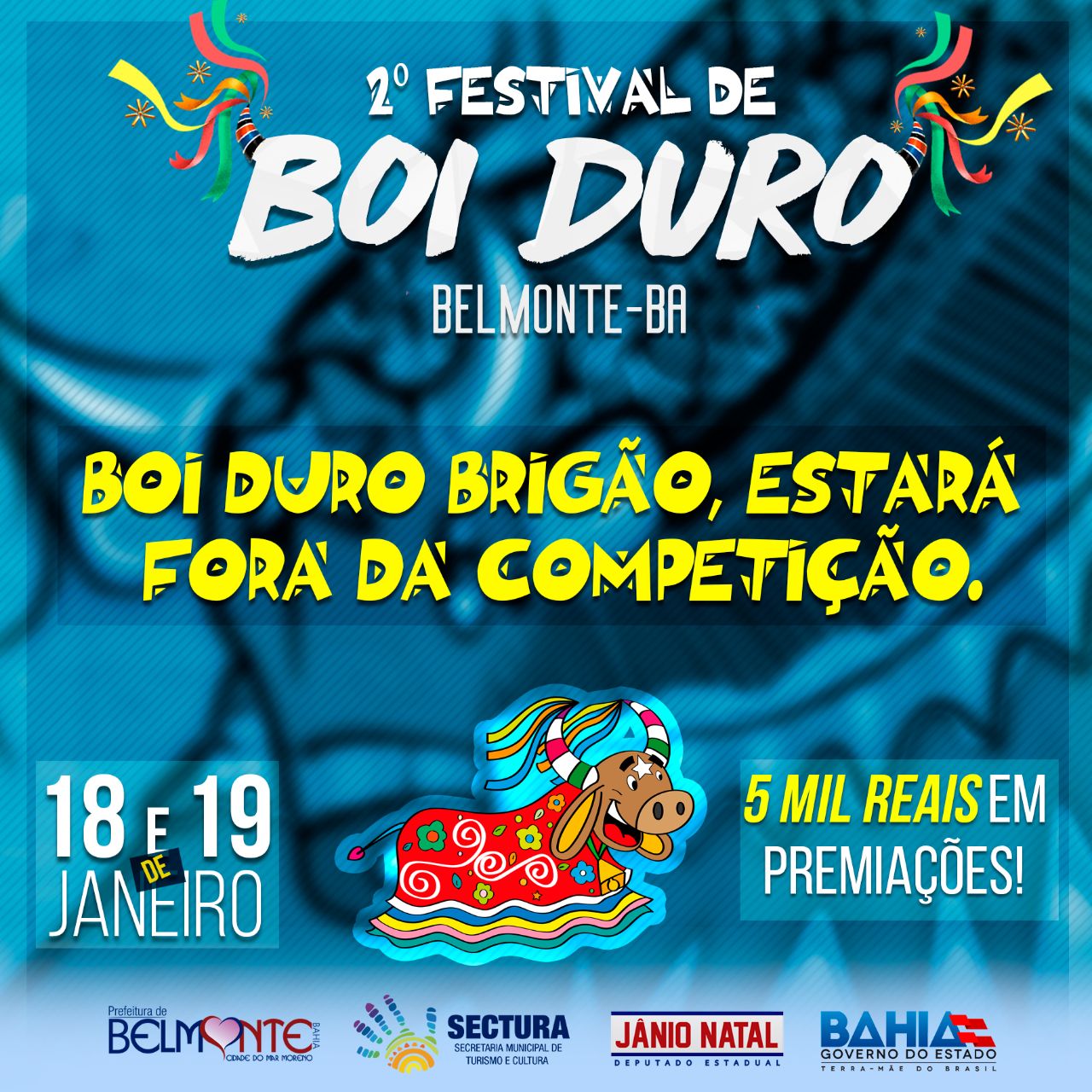 Reunião decide as medidas de segurança que serão adotadas no 2º Festival de Boi Duro de Belmonte.