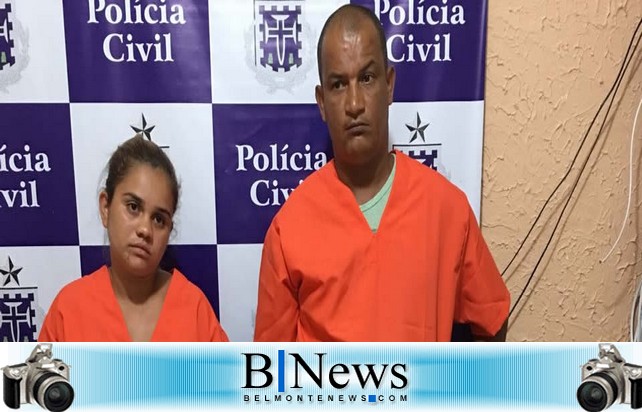 Polícia Civil prende casal acusado de dominar o tráfico de drogas em Belmonte.