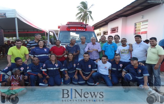 Belmonte ganha nova ambulância do SAMU e Ultra Som de última geração para o hospital.