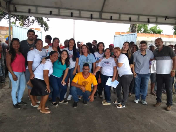 Prefeitura de Belmonte  realiza ação de saúde voltada aos trabalhadores da limpeza pública.