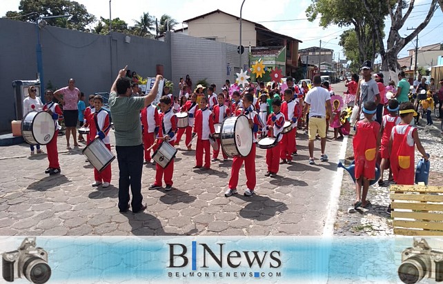 Escola Municipal Antônia Porto promove desfile em homenagem à Primavera.