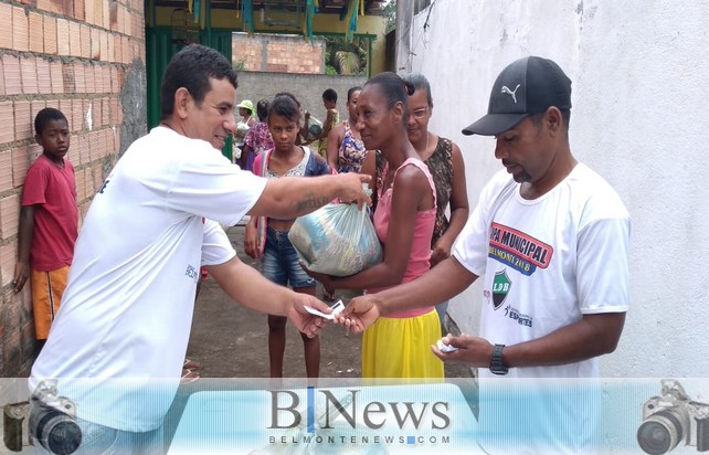 Liga Desportiva de Belmonte distribui 600 Kg de alimentos a famílias carentes.