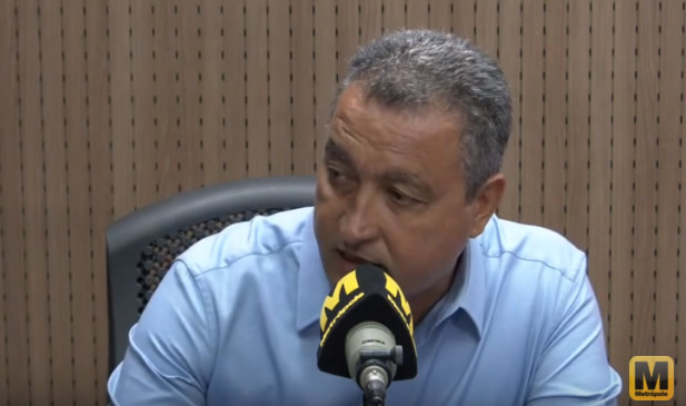 Governador anuncia que uso de máscara será obrigatório em toda a Bahia.