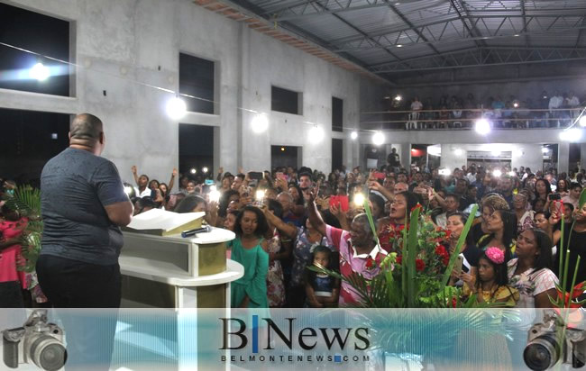 Muita emoção marca a Pré-inauguração do novo Templo da Assembleia de Deus de Belmonte.