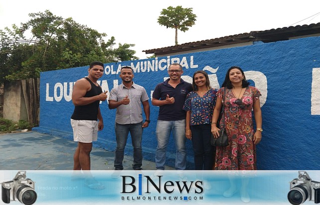 Secretário de Educação, Rogério Bahia, visita unidade escolar em Santa Maria Eterna.