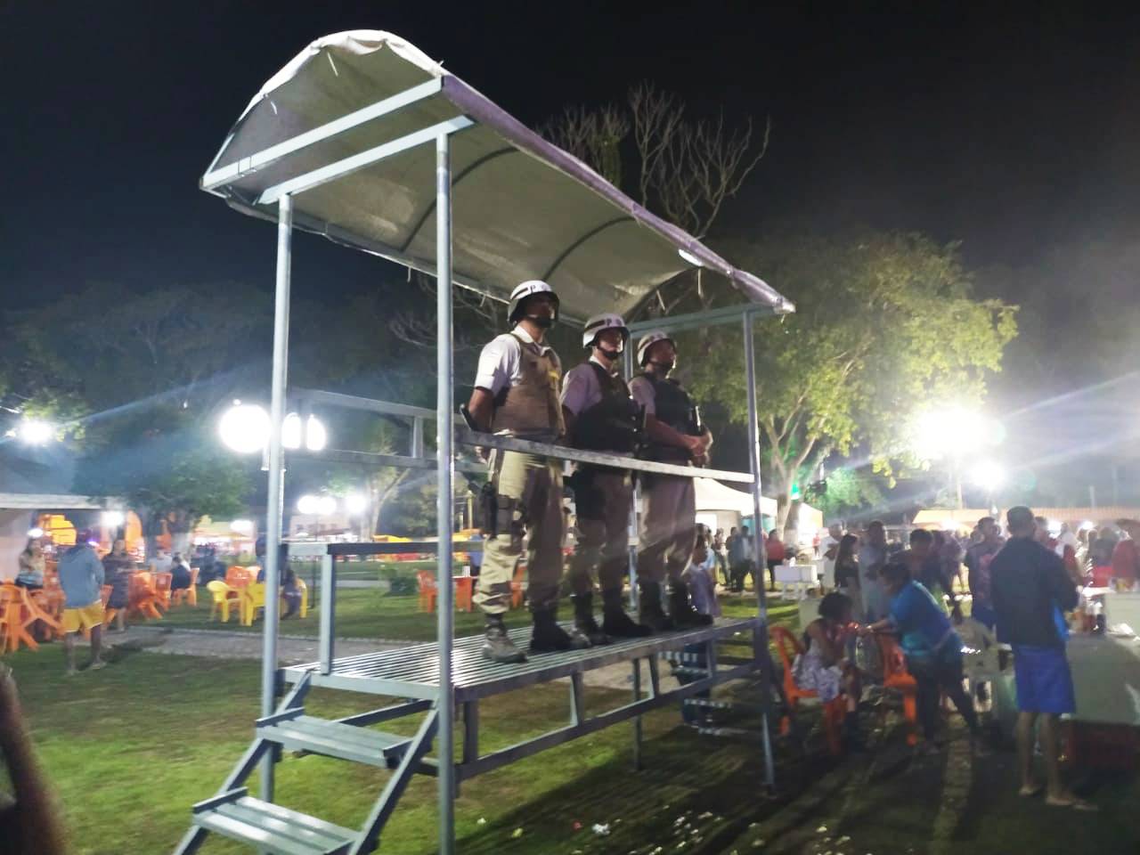 Policiamento reforçado garante a tranquilidade durante a Festa do Carmo em Belmonte.