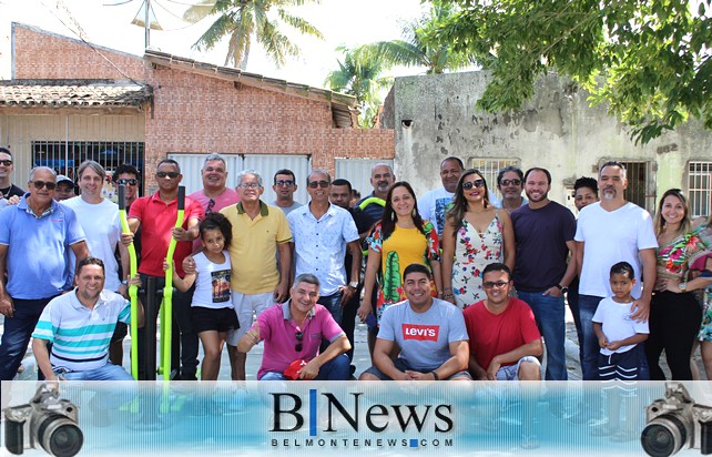 Prefeito Janival Borges inaugura primeira academia pública ao ar livre em Belmonte.