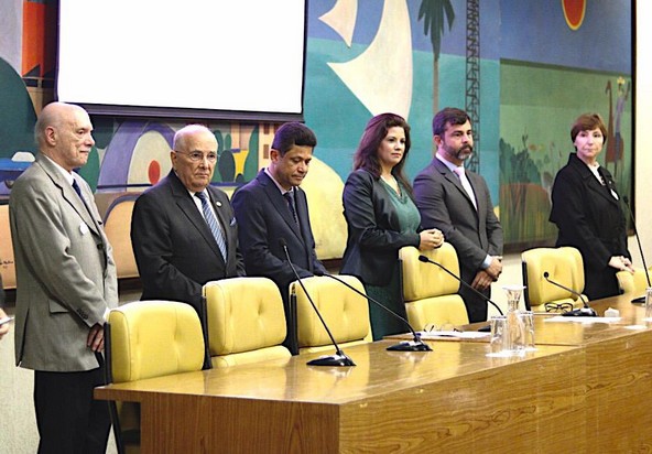 Solenidade na câmara de Vereadores de São Paulo firma parceria cultural entre Belmonte e Portugal.