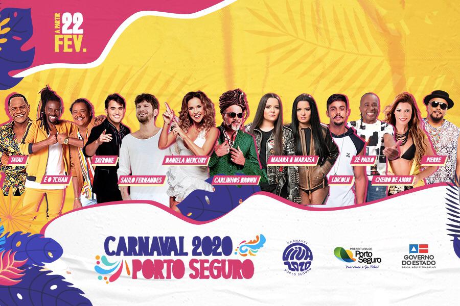 Prefeitura de Porto Seguro anuncia programação do Carnaval 2020.