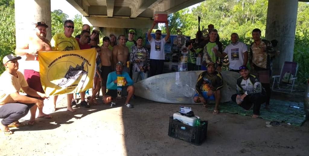 Pescadores esportivos da região se encontram no 1º Torneio de Pesca de Caiaque de Cabrália.