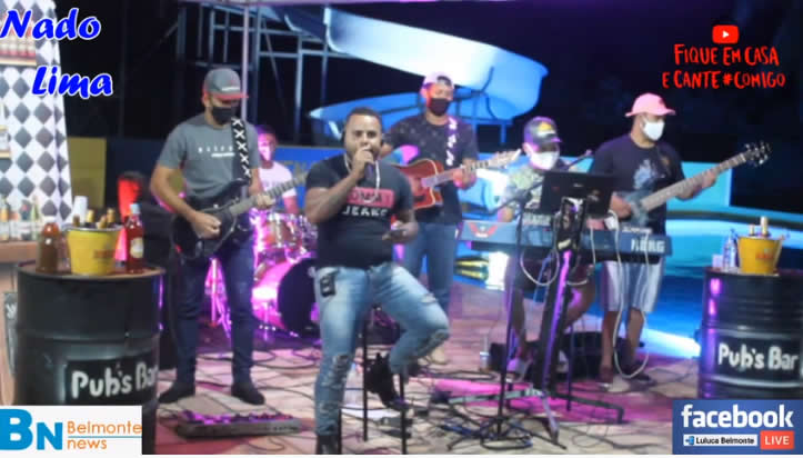 Live do cantor Nado Lima agita o final de semana em Belmonte.