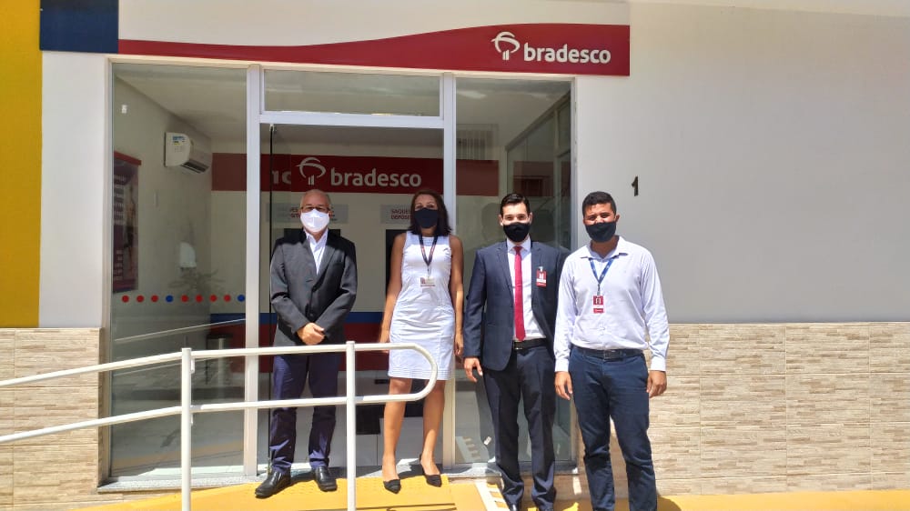 Agência do Banco Bradesco começa a funcionar em Belmonte.