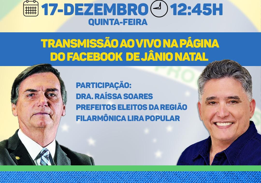 Jânio Natal receberá Presidente Bolsonaro em Porto Seguro