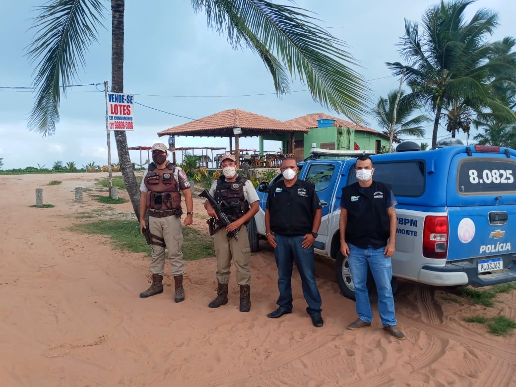 PM e Vigilância Sanitária garantem o cumprimento do Lockdown em Belmonte.