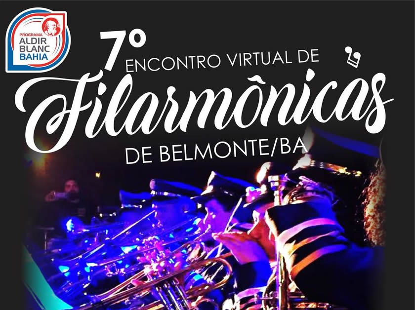 Belmonte realizará 7º Encontro de Filarmônicas de forma virtual.