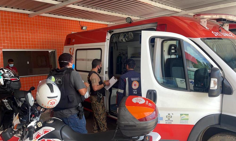 Equipamentos da única ambulância avançada do Samu são furtados em Porto Seguro.