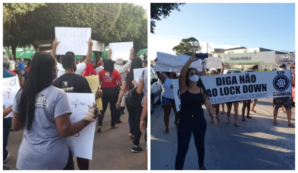 Várias cidades da região Sul da Bahia registram protestos contra o Lockdown estadual.