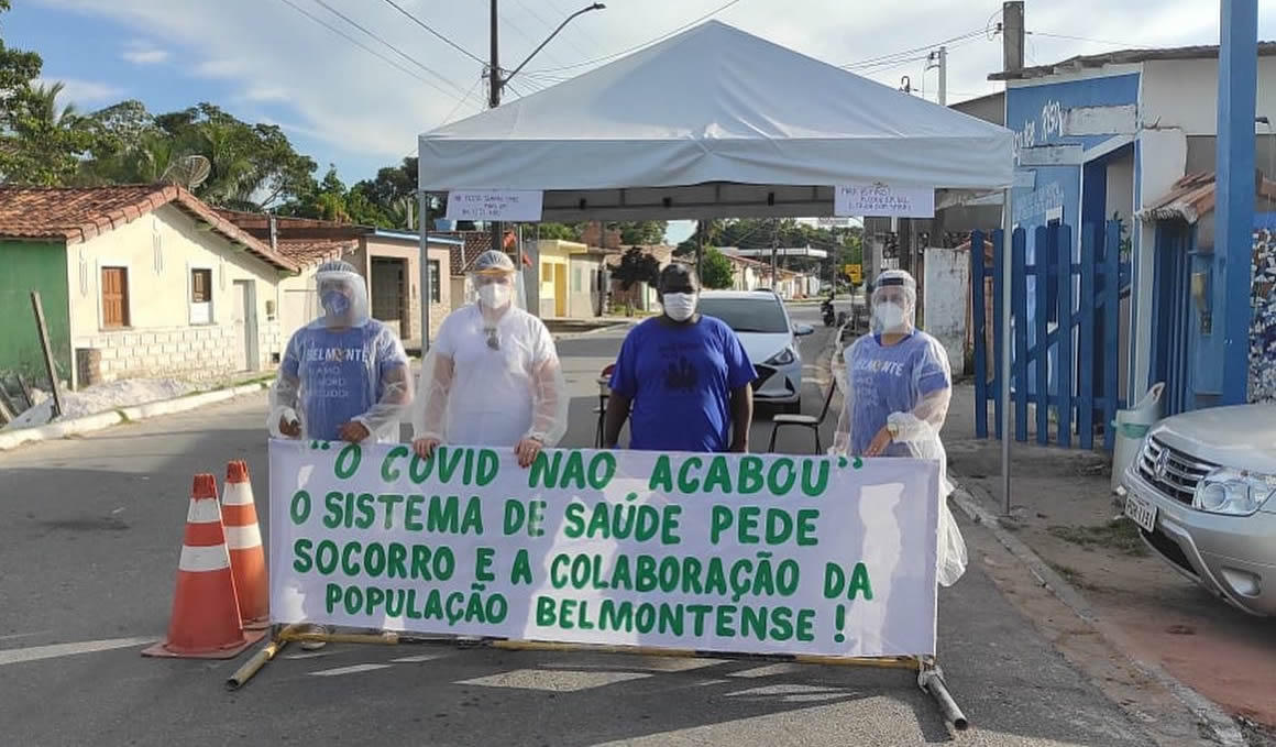 Belmonte monta barreira sanitária e implementa outras ações para conter avanço do COVID-19 na cidade.
