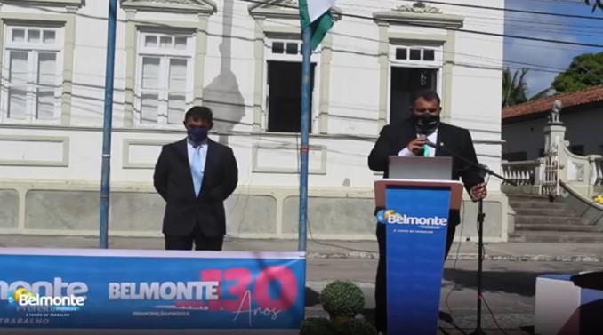 Com discurso conciliador, Presidente da Câmara parabeniza os 130 anos de Belmonte.